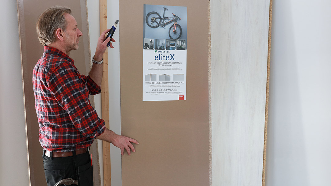 eliteX veggplater klare til å moneteres.