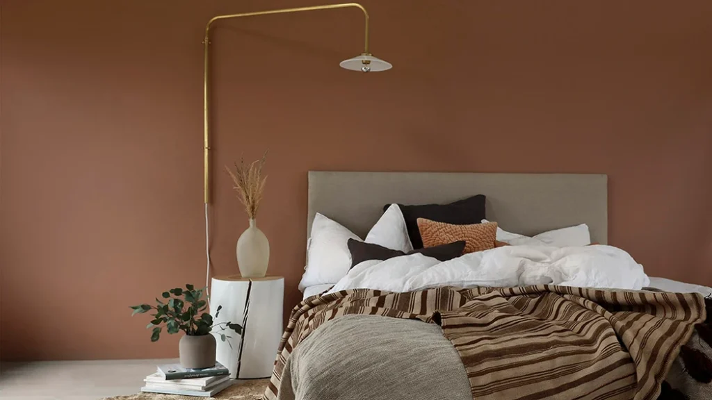Walls2paint-plater malt i fargen Adventure fra Jotun.